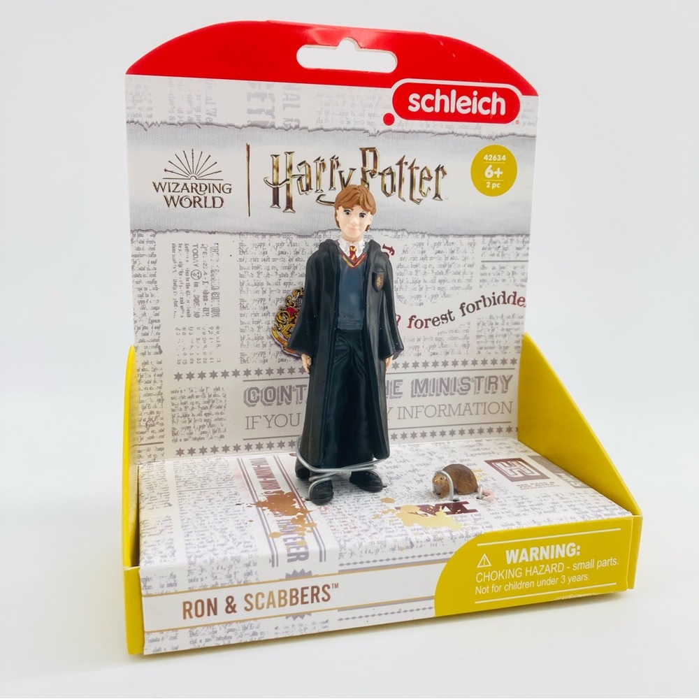 Schleich Wizarding World Of Harry Potter Ron & Scabbers 2 Figure Set